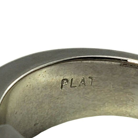 Vintage Platinum and Diamond Ring Size 7 #11386 - Picture 7 of 9